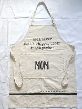 MOM Cotton Kitchen Apron - Natural
